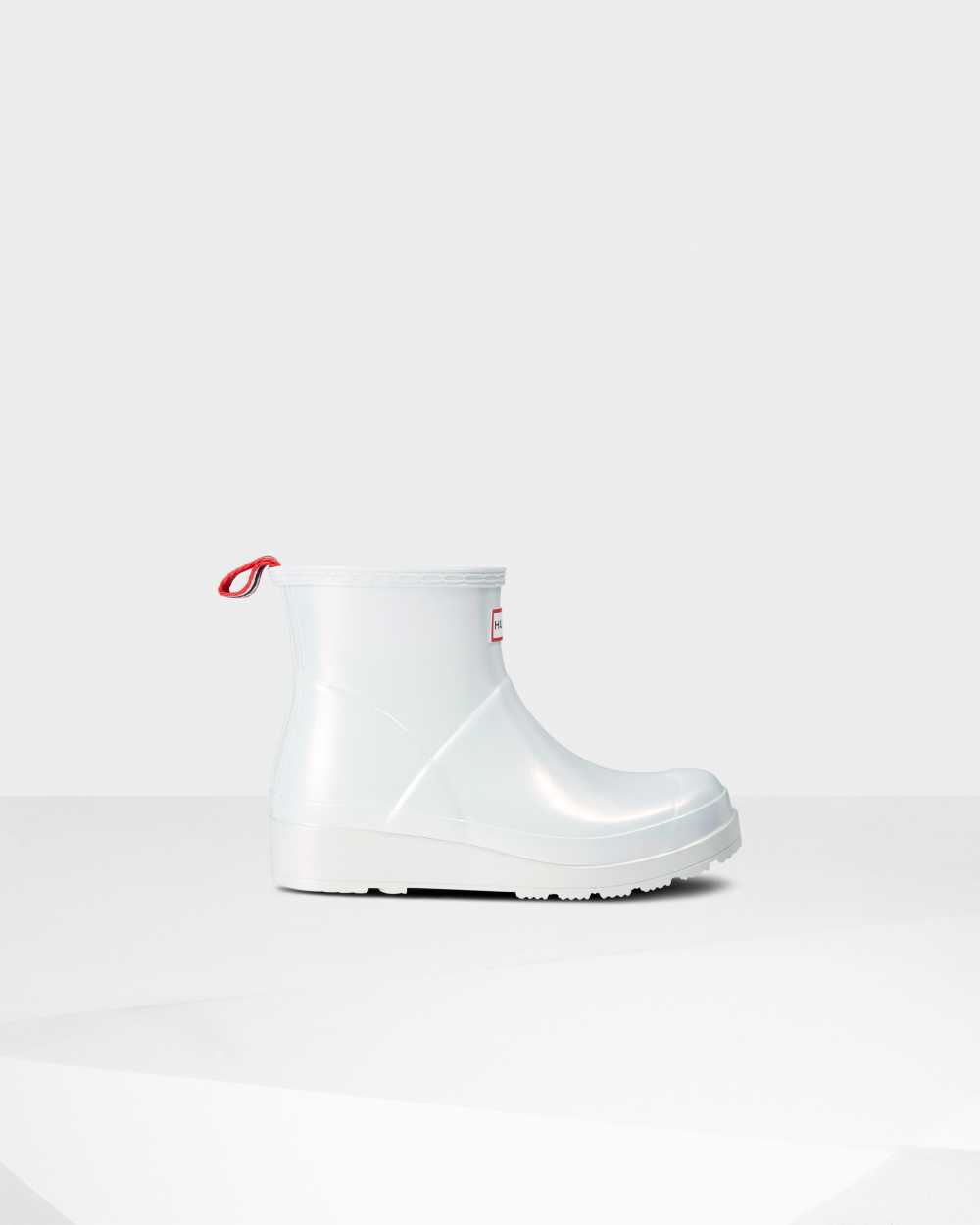 Hunter Original Play Short Nebula Mid-Calf Women's Rain Boots NZ-62241H Silver